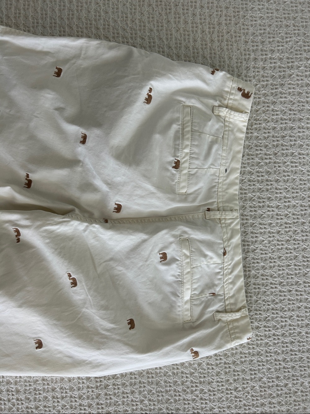 Talbots Relaxed Chino Pants in Beige and Cream - Picture 6 of 8